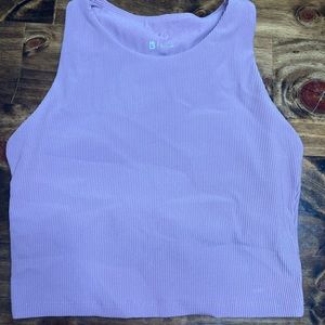 BuffBunny L Material Girl crop with built in shelf bra (padding removed).